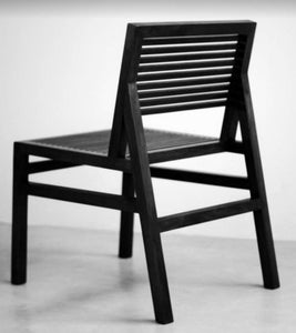 KLEEK OUTDOOR DINING SETTING IN ALL BLACK