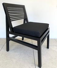 KLEEK OUTDOOR DINING SETTING IN ALL BLACK